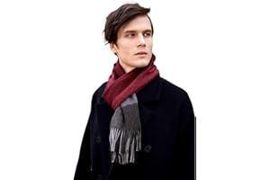 NUOHEMULE 100% Cashmere Scarf for Men and Women, Ultra-Soft and Warm Winter Scarf with Gift Box