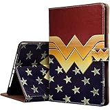New iPad 2017 9.7 Inch Case, Onelee - Marvel Wonder Woman Slim Premium PU Leather Smart Stand Case Back Protector for New iPad 2017 9.7 inch