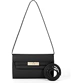 HiTotes Mini Clutch Purse Vegan Leather Crossbody Bag for Women Small Shoulder Bag Designer Handbag with Strap
