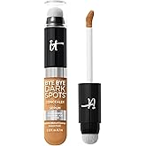 IT Cosmetics Bye Bye Dark Spots Concealer + Brightening Serum – 2% Niacinamide, Hyaluronic Acid & Caffeine - Medium Coverage, Natural Finish, All Skin Types - 0.22 fl oz