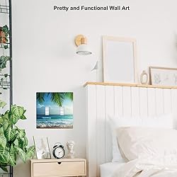 Pznen Beach 2-Gang Wall Plate Dual Switch Faceplate
