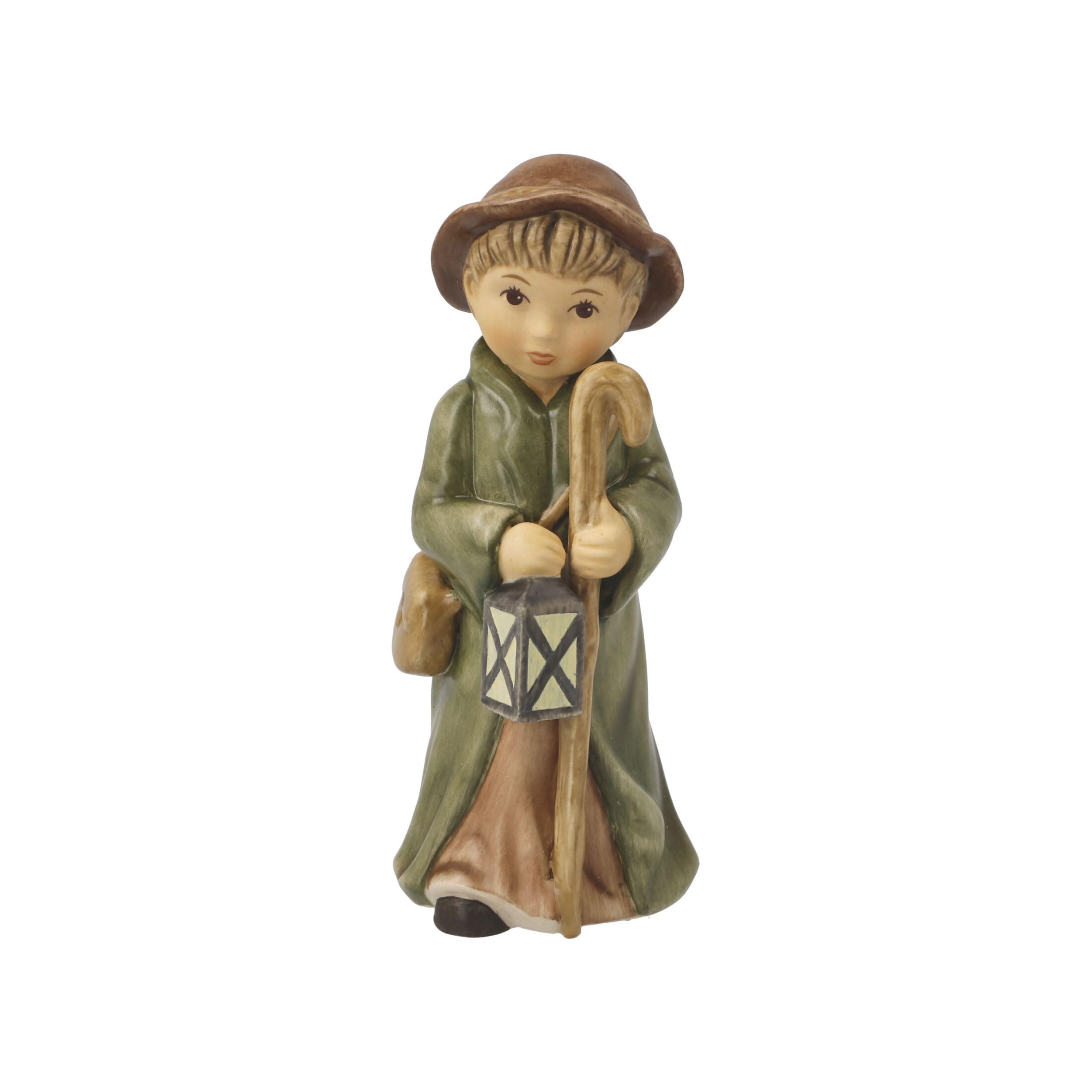 Goebel Shepherd 41-661-11-1 Figurine Elegant Timeless Design Made of Stoneware Height 11.5 cm