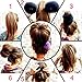 ClothoBeauty Extra Large Ring Style Hair Bun Maker, Women Chignon Donut Shaper (For Thick and Long Hair) 5.5 in, (X-Black)