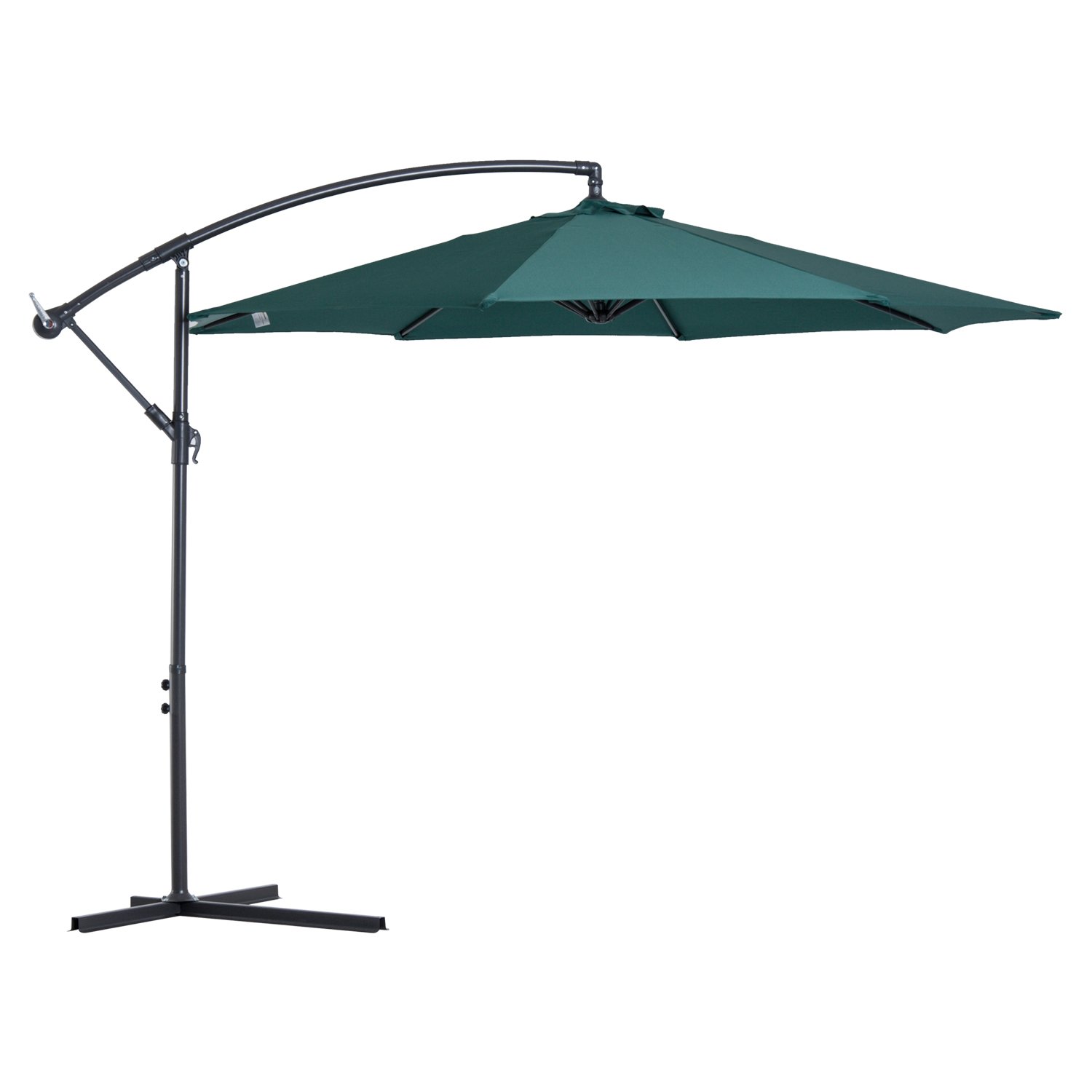 Outsunny 3M Cantilever Umbrella Garden Banana Parasol Patio Hanging Sun