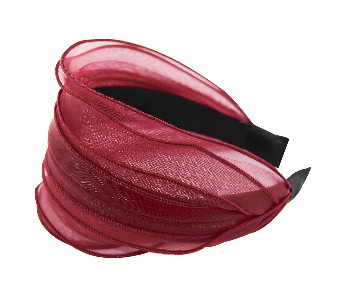 Axy Wide Headband HRM2 (Red) - Women's Hair Accessory, 1 Count (Pack of 1), Red, 3 cm Wide