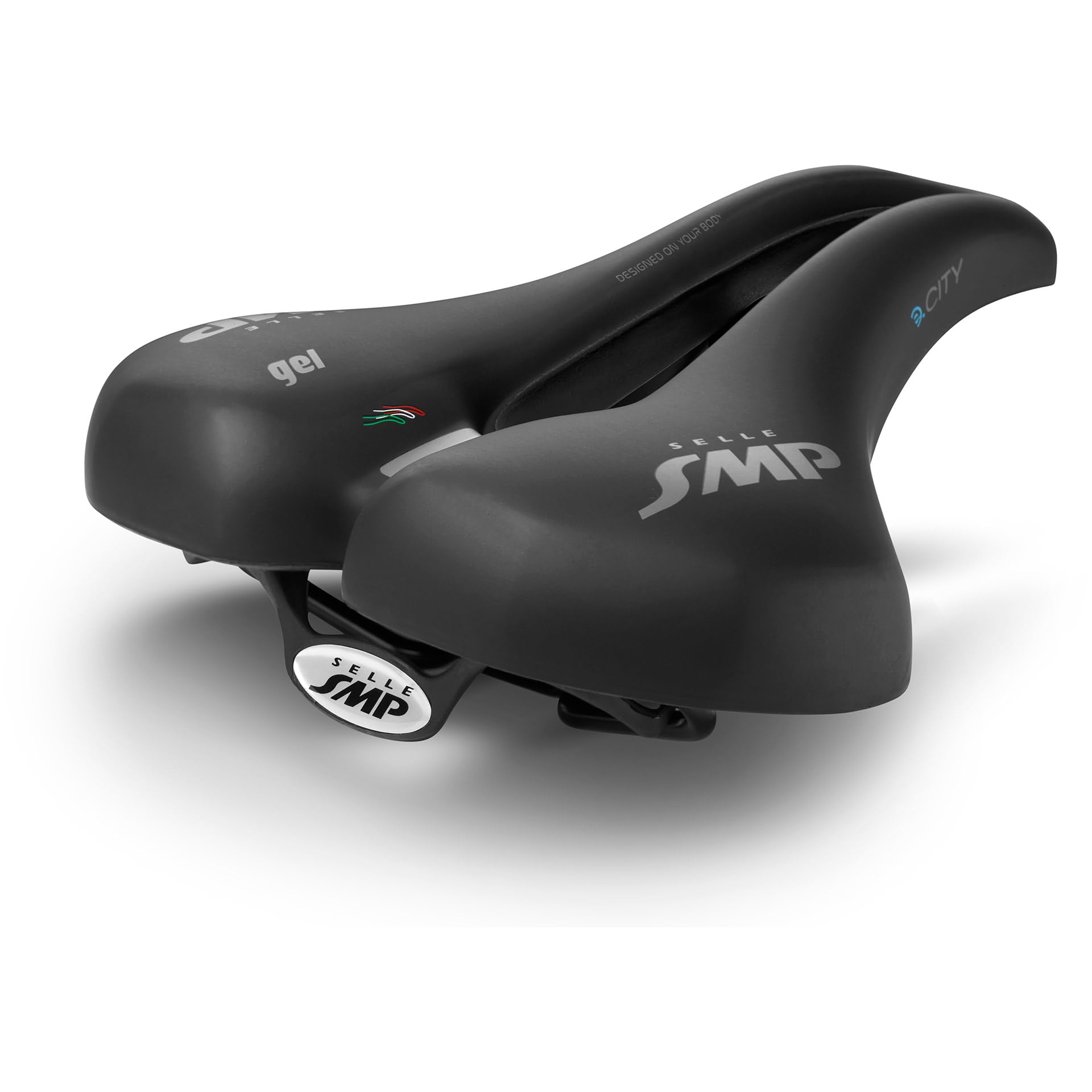 SMP E-CITY GEL MATT BLACK SADDLE 2020