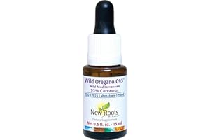 NEW ROOTS HERBAL Wild Oregano C93 (15 ml) Liquid, Highest Natural Carvacrol Concentration|Immune Defense|Mediterranean Source|Alcohol Free, Organic, Non-GMO, Vegan, Gluten Free