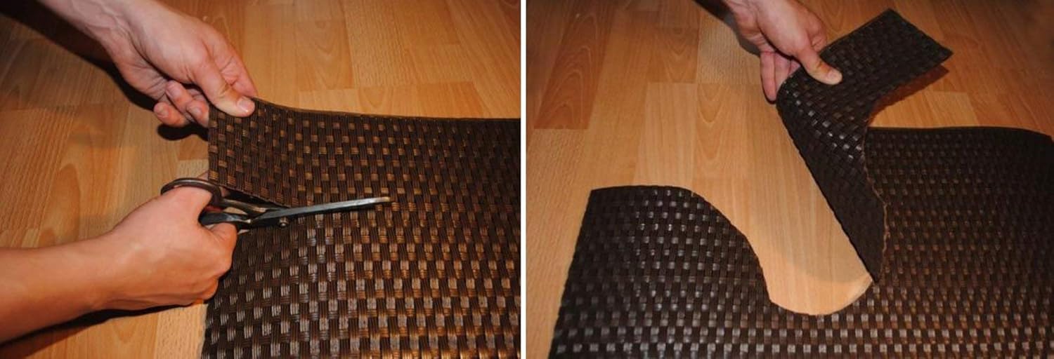 workingHOUSE Polyrattan Privacy Screen Strips for Double Bar Mesh Weatherproof Strips for Fence Balcony and Terrace - Image 5