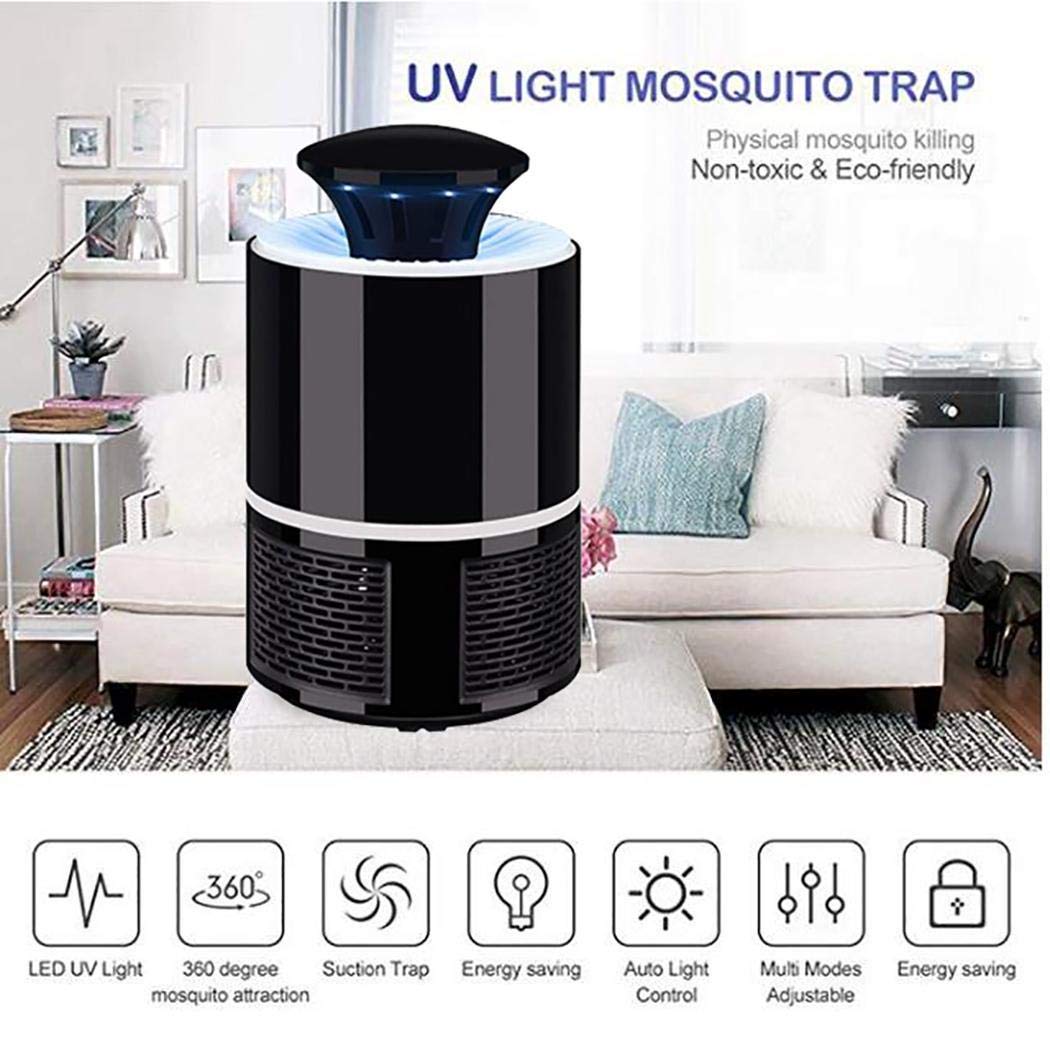 ilonti Tueur électronique d\'insectes Volants de Moustique de photocatalyseur de piège à moustiques électronique Moustiques