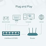 TP-Link 5-Port 10/100Mbps Desktop Network Switch Ethernet Splitter LS1005 view 5
