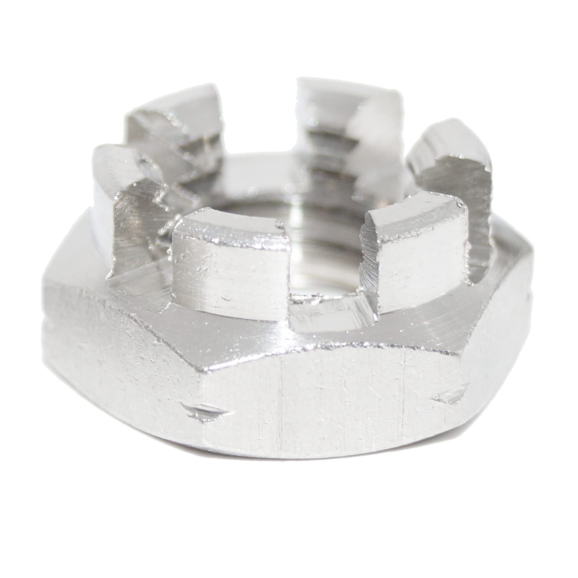 Crown Nuts M12 6 Pieces Low Form DIN 937 A2 Stainless Steel Nuts V2A Hex Nut — image 1