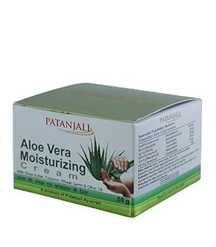 PATANJALI 3 x Aloevera Moisturizing Cream (50g)