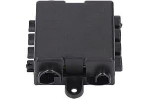 5 Way Fuse Box - 12V/24V Power Distribution Block with 30A, 60A, 80A, 100A, 250A Fuses - Ideal for Electric Vehicles, Buses, 