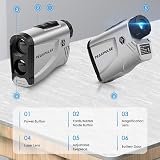 PeakPulse LC600AG Golf Rangefinder 600 Yards Slope Flag-Lock 6X Mag view 6