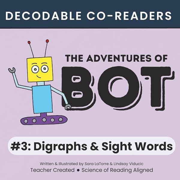 Amazon.com: The Adventures of Bot #1: CVC & Sight Words