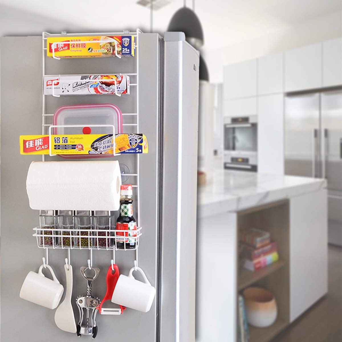 DHOUTDOORS Nevera Colgante Estante Estante Refrigerador Almacenamiento