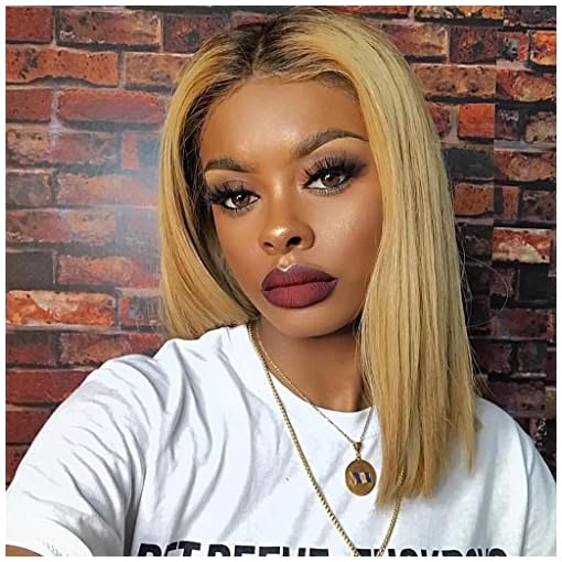 Alice Hair 130 Density 1b 27 Short Bob Wig Full Lace Human Hair