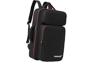 ChiuTiaro Pedal Board Case Carrying Bags Backpack Padded Professional Guitar Accessory with Multi Pockets Guitar Effects Peda