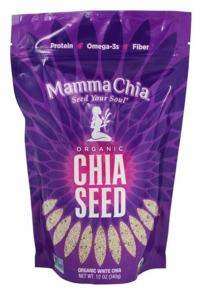 MAMMA CHIA ORGANIC SEED, WHITE, 12 OZ
