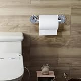 YUET Stainless Steel Toilet Roll Holder Wall Mount Spring Loaded Tissue Stand view 5