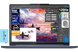 Lenovo Yoga 9i AI Powered 2-in-1 Laptop 14.0" 120 Hz Touchscreen OLED 2.8K (Intel Ultra 7-155H, 16GB LPDDR5X, 1TB PCIe SSD, Active Pen, Backlit KYB, FP Reader, 2 Thunderbolt 4, Win 11 Pro) w/DKZ Hub