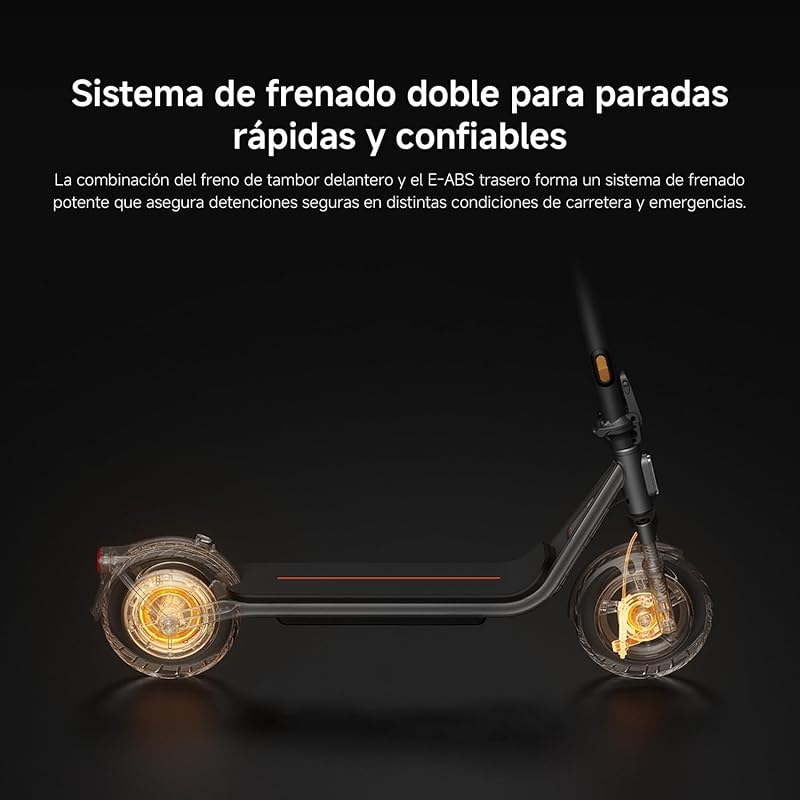 Scooter 6 Lite, suspensão dupla dianteira, autonomia de 25 km, pneus de 10 polegadas, tambor dianteiro e travões traseiros E-ABS, dobrável, aprovado para estrada, certificado DGT