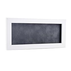 14x28 Shadow Box Frame White Wood | with a
