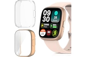 Compatible with EchoByte Smart Watch Case, Lamshaw TPU Case with Screen Protector Compatible with EchoByte Smart Watch-1.83 I