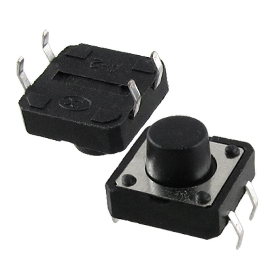Sourcingmap 10x Panel PCB Momentary Tactile Push Button Switch 12x12x8mm 4 Pin DIP