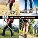 Collapsible Hiking Poles - 2 Pack Lightweight Adjustable Trekking or Walking Sticks - Compact Carbon Fiber with Natural Cork Grips, Quick Locks - for Men & Women