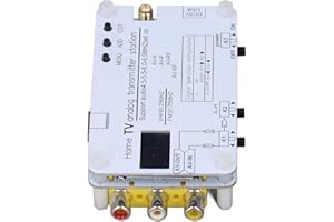 Asixxsix Home TV Analog Transmitter, VHF UHF Analog TV Transmitter, HDMI Modulator RF Converter R CA Coaxial Composite Adapte