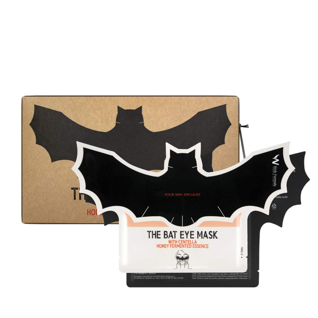 WISH FORMULA The Bat Eye Mask with Centella Honey Fermented Essence 10EA