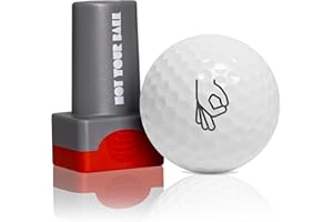 ZEETY Golf Ball Stamp, Golf Ball Stamper, Self-Inking Golf Ball Stamp Marker to Identify Golf Balls, Golf Gift Golf Accessories for Men and Women Golfers