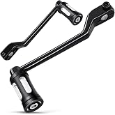 Benlari Heel Toe Shifter Pegs, 304 Stainless Steel Shifter Lever Pegs Fit for Harley Touring Street Glide Road Glide Road King Electra Glide 1988-2024, FL Softail 1986-2017, Trike 2008-2024, Black