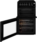 Beko KDC5422AK A Rated 50cm Twin Cavity Electric Ceramic Cooker Black view 2