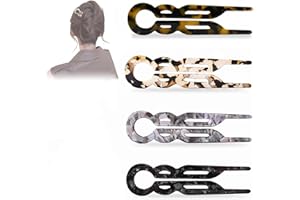 Lialys Hairpin, Prestige Hairpin,4Pcs Lialysoff Hair Pin, Prestige Hair Pins, French Hair Pin for Thick Hai-r, U Shaped Hai-r