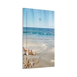 Wpshijia Decorative Light Switch Cover Summer Beach