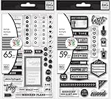 The Happy Planner Clear Stamps - Planner To Do and Planner Everyday Stamp Sets - 124 Stamps