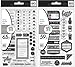 The Happy Planner Clear Stamps - Planner to Do and Planner Everyday Stamp Sets - 124 Stamps