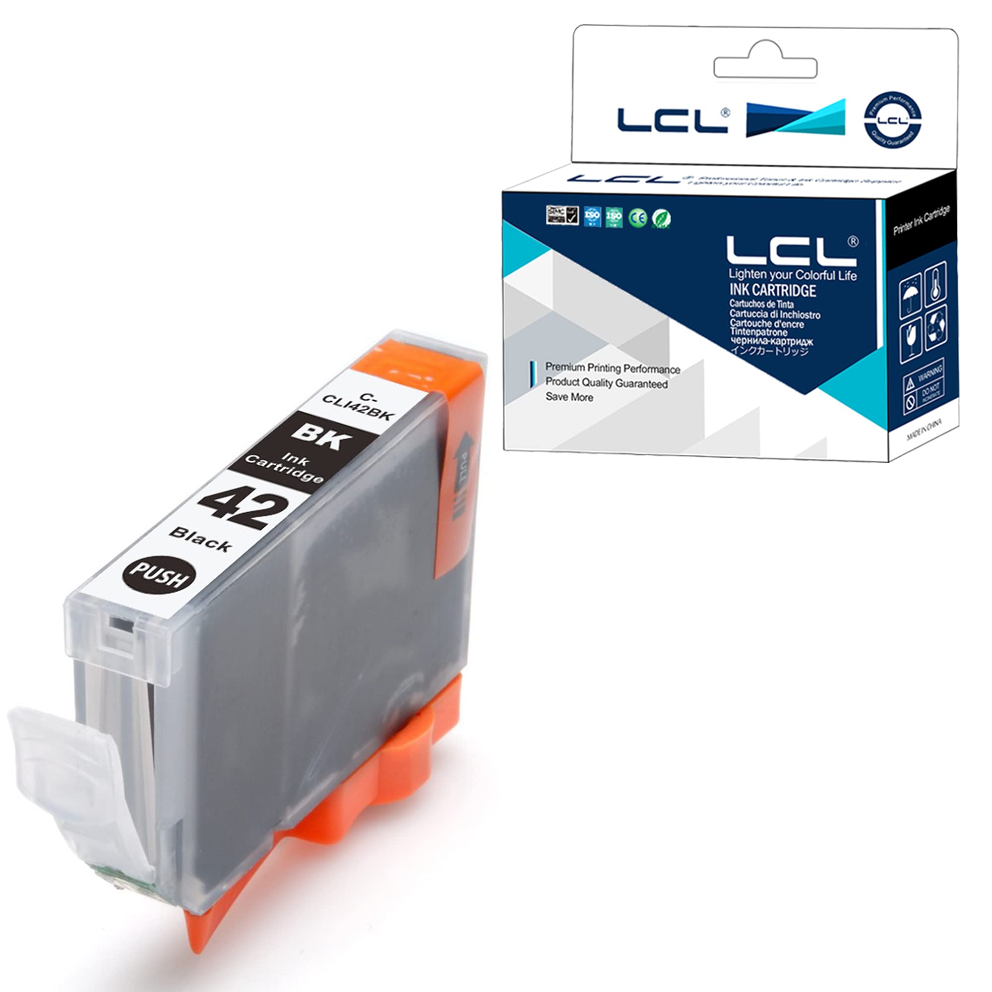 LCL Compatible Ink Cartridge CLI42 CLI-42 CLI-42BK (1 Black) Replacement for Canon PIXMA Pro-100 Pro-100S