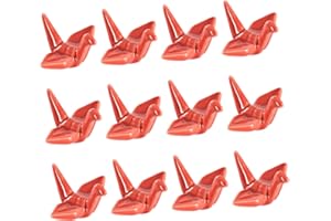 Toyvian 12 Pcs Ceramic Crane Chopsticks Rest Holder Paper Chopstick Pillow for Dining Table Decoration