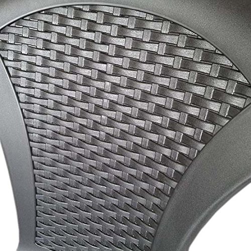 Multistore 2002 5tlg. Gartengarnitur Balkonmöbel Set Sitzgarnitur 79x79cm Rattan-Look Vollkunststoff Terrassenmöbel… – Bild 4