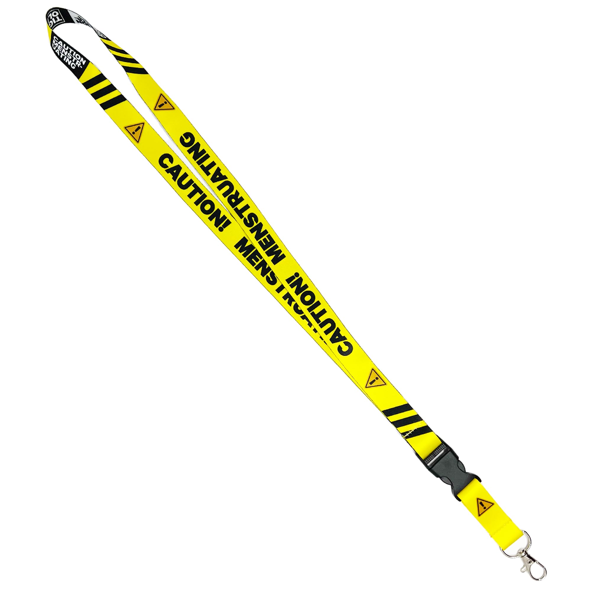 Panda Loco Caution! Funny Lanyard Office Novelty Gifts | Secret Santa (Caution! | Menstruating)