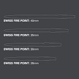 Target Darts Swiss Points Fire 30mm Gold 3 Pack Tips view 2