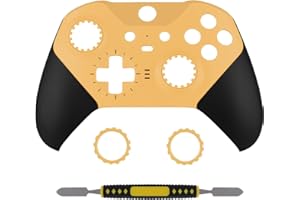 THETREE Housing Shell Faceplate Cover for Xbox Elite 2 Controller,Front Shell Replacement for Xbox One Elite Controller Series 2 (Yellow)