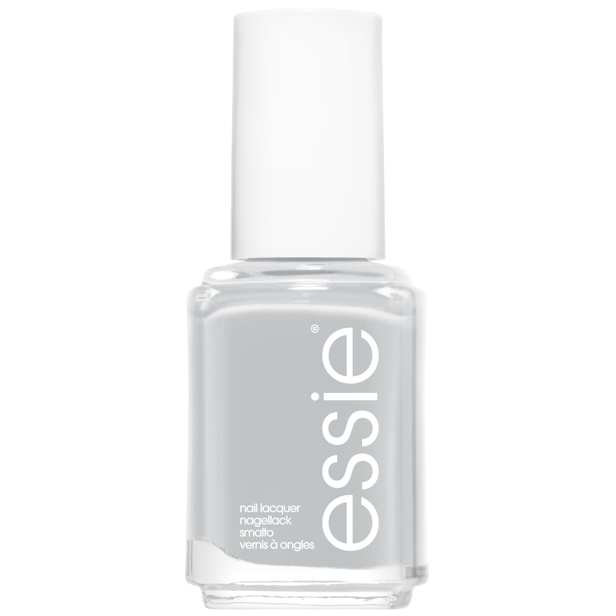 Essie Nail Polish 604 Press Pause Light Grey Colour, Original High Performance Shine and High Coverage Nail Polish, Long-Lasting Luxury Nail Varnish 13.5 ml
