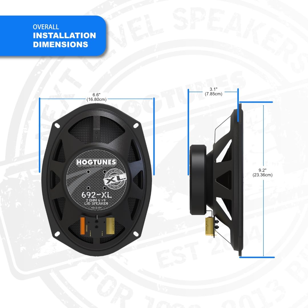Hogtunes 692-XL High Performance XL Series 400 Watt 6