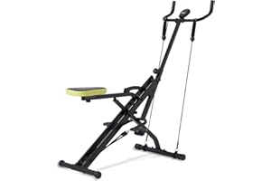 HUAGEED 3 in 1 Squat Machine for Home, Foldable Cardio Training Equipment, Squat Assist Glute Trainer for Leg Exercise & Butt Workout
