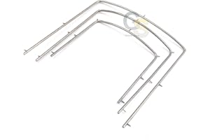 GS ONLINE G.S Set of 3 Rubber Dam Frame 5" 4" 3" ENDODONTIC CLAMP Root Dental Instruments