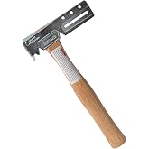 Magnetic Roofing Hatchet with Nail Claw &amp; Sliding Gauge &ndash; Durable Roofing Hammer Tool for Repairs and Installation